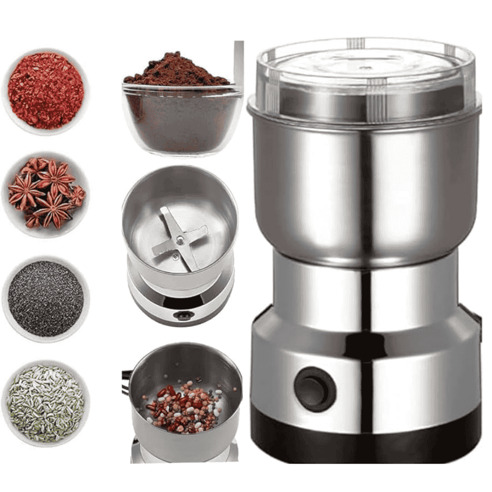 Mini Electric Stainless Steel Grinder | zanadeal.in