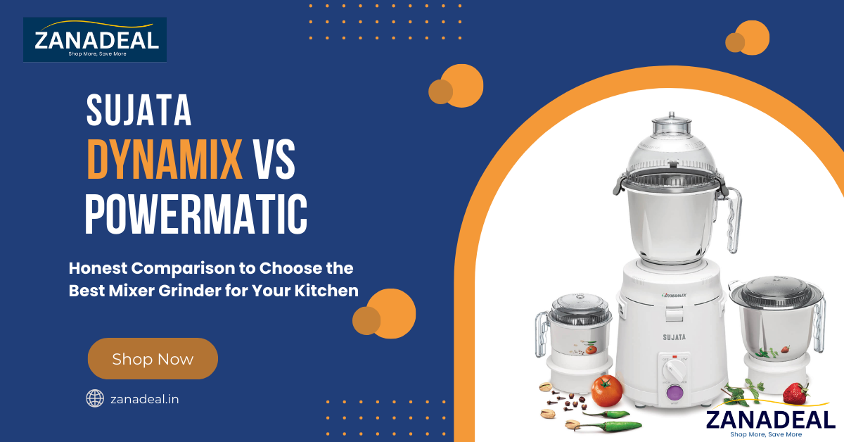 Read more about the article Sujata Dynamix vs Powermatic – Honest Comparison to Choose the Best Mixer Grinder for Your Kitchen