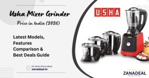 Read more about the article Usha Mixer Grinder Price in India (2026) – Latest Models, Features & Best Deals