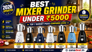 Read more about the article Best Mixer Grinder Under 5000 in India (2026) – Top 7 Models Reviewed & Complete Buying Guide