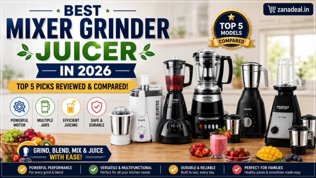 Best Mixer Grinder Juicer in 2026: Top 5 Models Reviewed & Compared